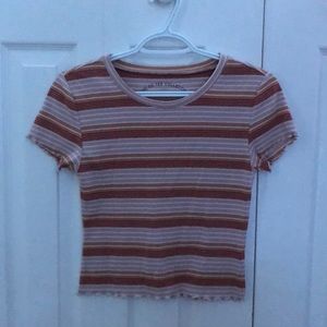 Striped Aeropostel baby tee